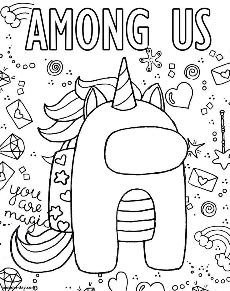 47+ Best of Among Us Coloring Pages Free Printable