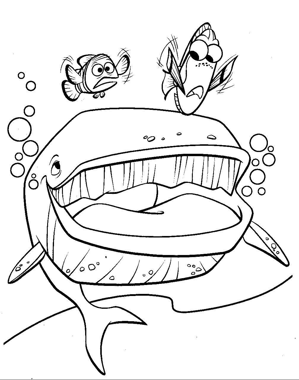 36+ Unique Nemo Coloring Pages PDF Printable