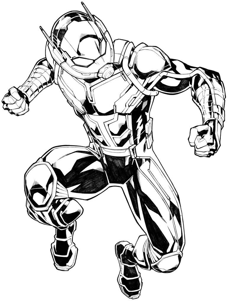 10 Fun Ant-Man Coloring Pages for Marvel Superhero Fans