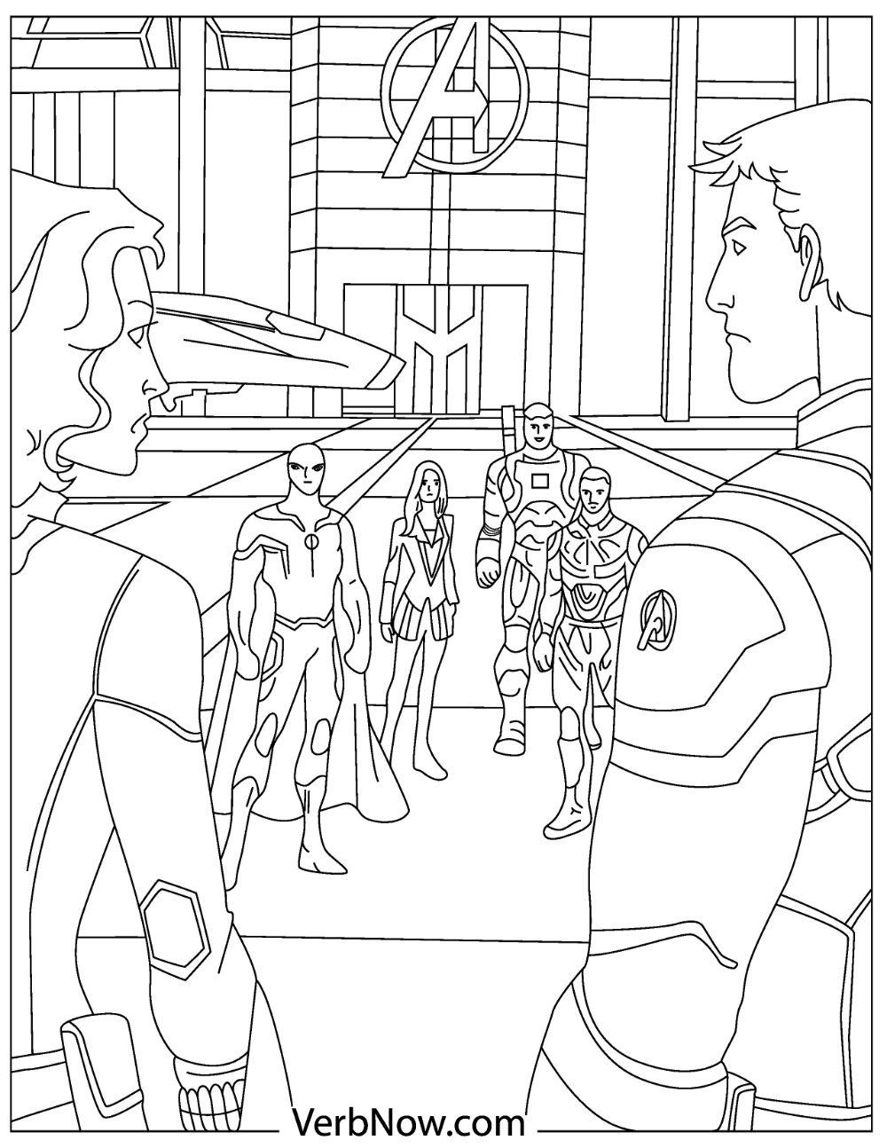 49+ Download Among Us Avengers Coloring Pages for Kids