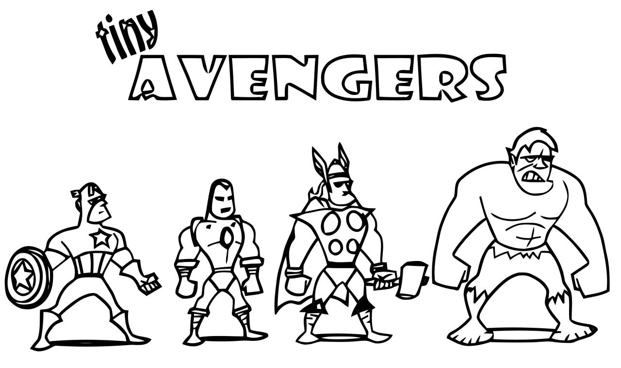 10 Baby Avengers Coloring Pages for Young Fans