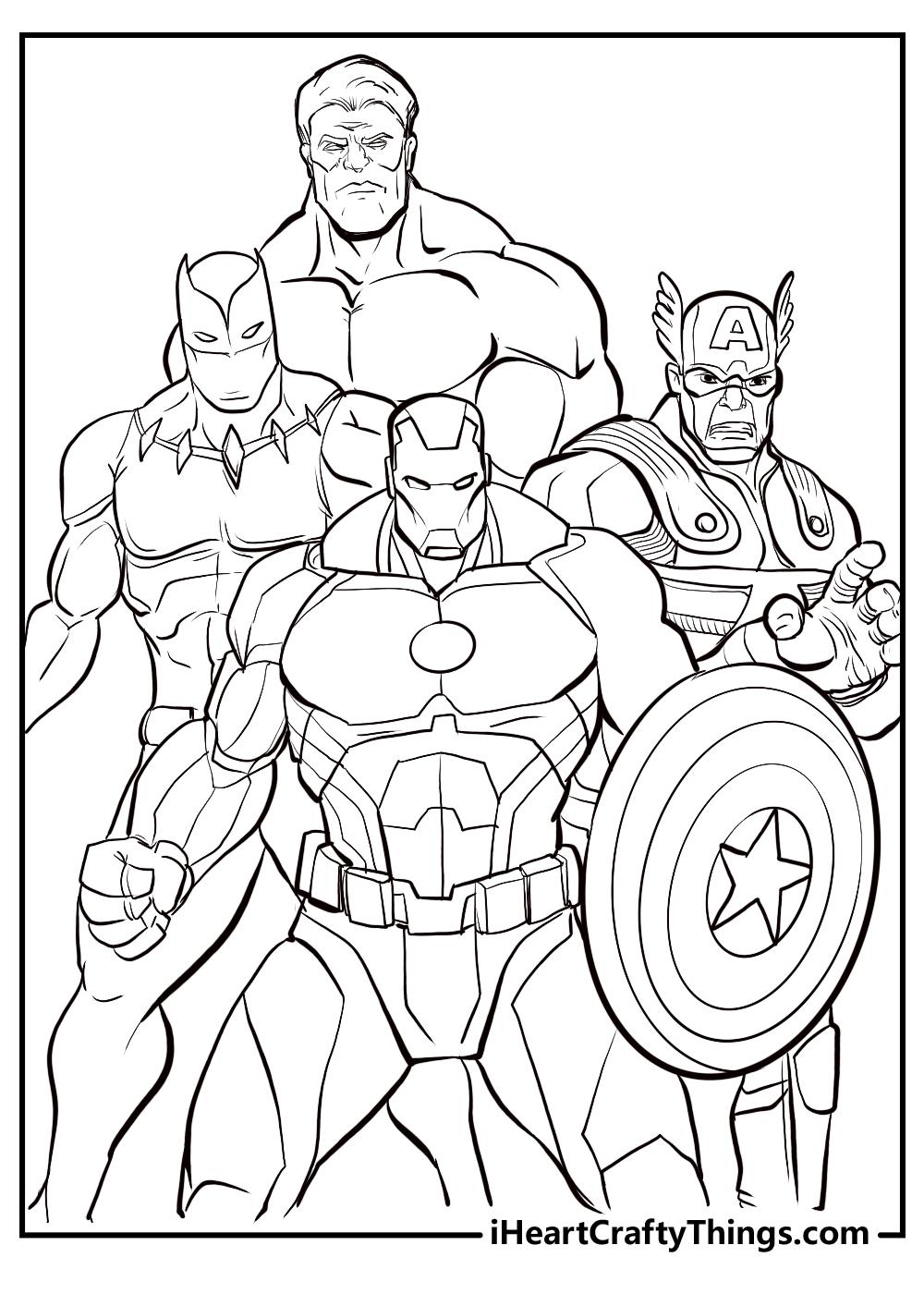 45+ Unique Among Us Avengers Coloring Pages Sketch