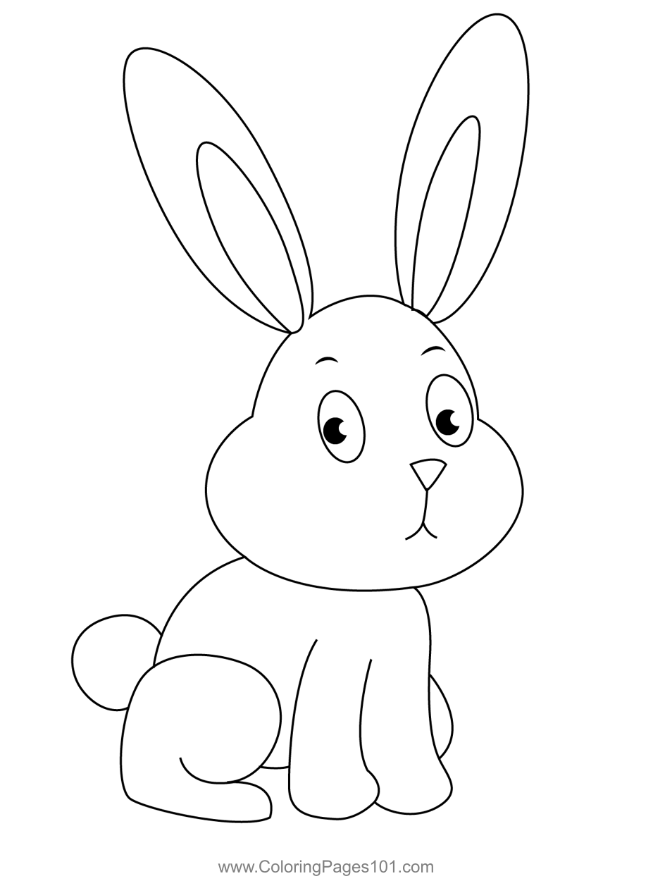 35+ Download Bunny Coloring Pages Free Printable