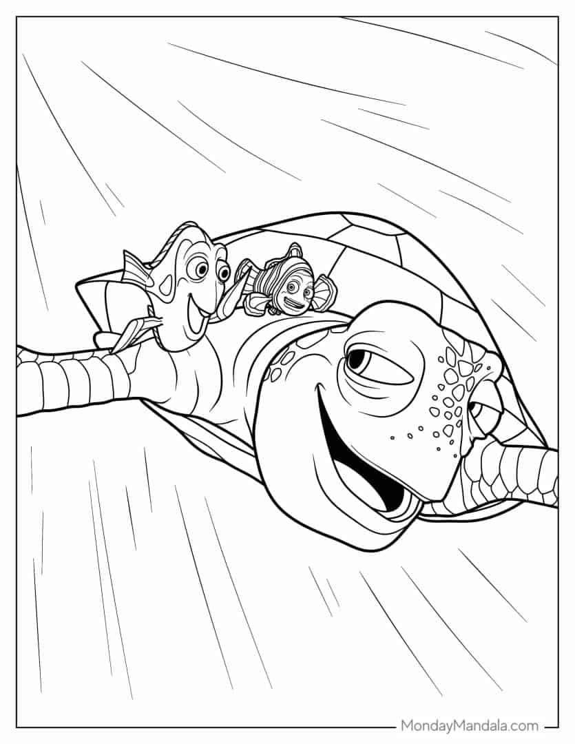 30+ Best of Nemo Coloring Pages PDF Printable