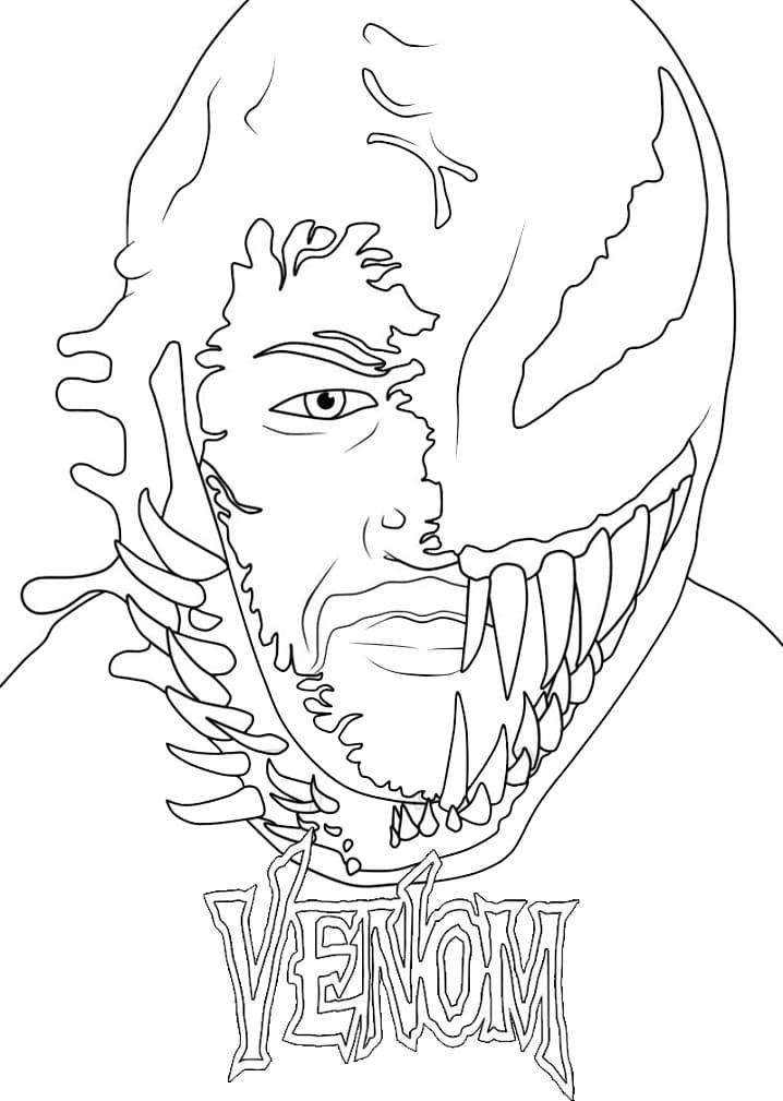 46+ Download Venom Cartoon Coloring Pages PDF Printable