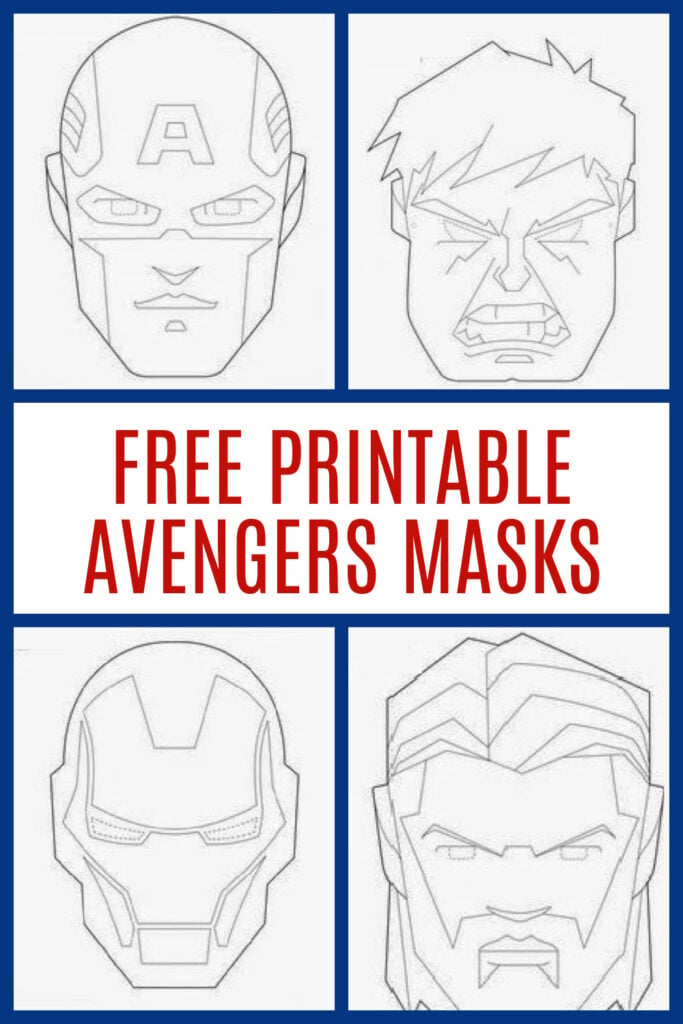 10 Avengers Mask Coloring Pages: Unleash Your Inner Superhero