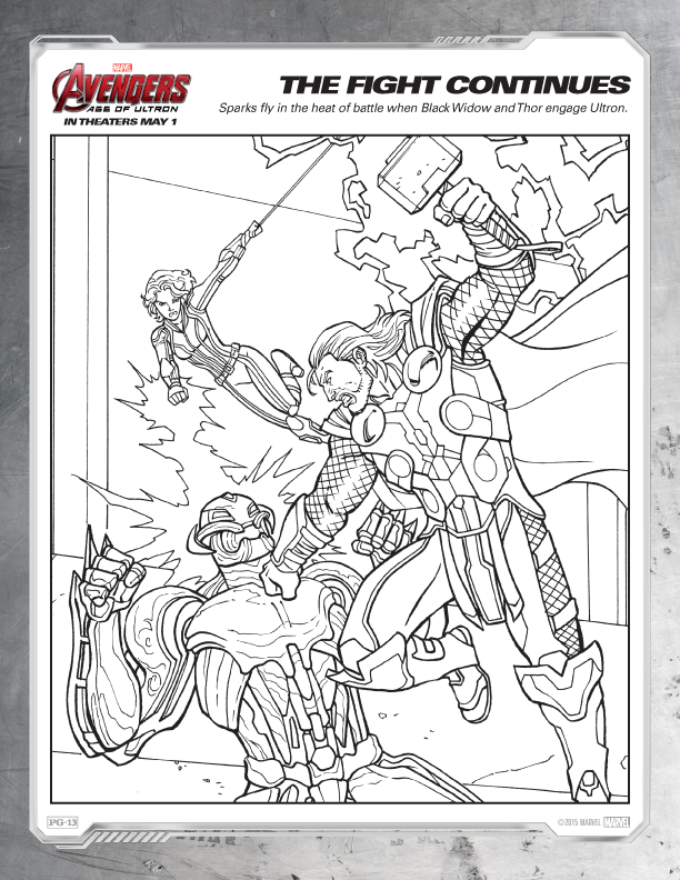 35+ Best of Avengers Coloring Pages Free for Kids