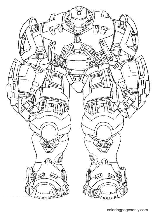 10 Avengers Hulkbuster Coloring Pages for Superhero Enthusiasts