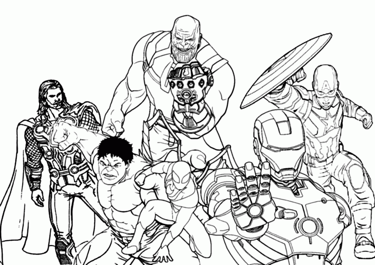 10 Marvel Avengers Printables Coloring Pages for Creative Fun