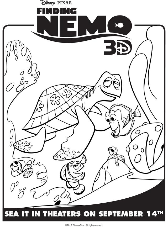 33+ Free Nemo Coloring Pages Sketch