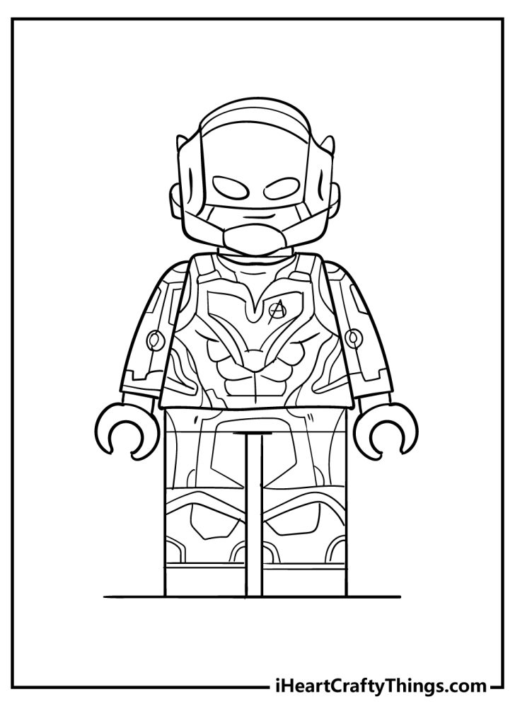 10 Awesome LEGO Avengers Coloring Pages for Building Fun