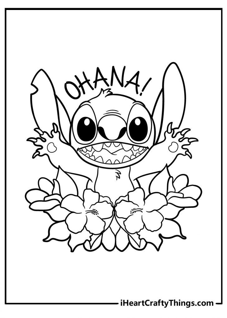 41+ Best of Stitch Adult Coloring Pages for Kids