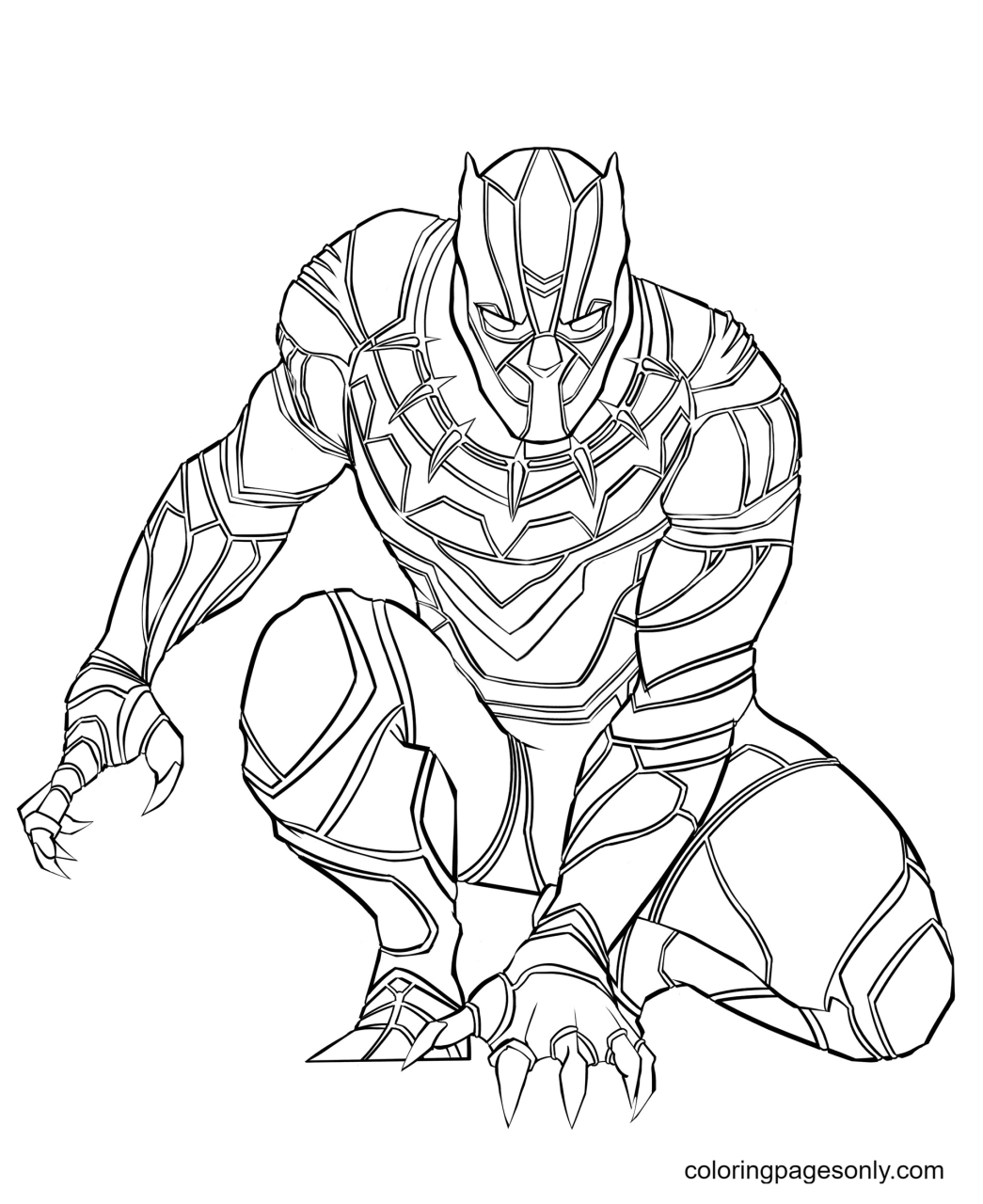 10 Awesome Black Panther Free Coloring Pages for Marvel Fans