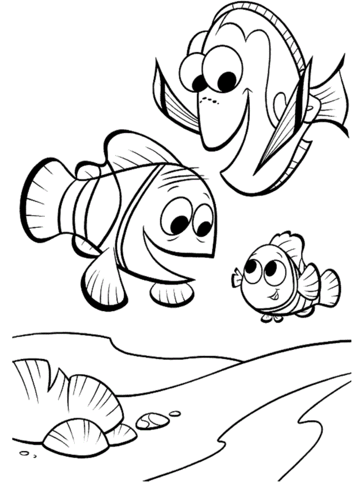 34+ Printable Nemo Coloring Pages Book Pages