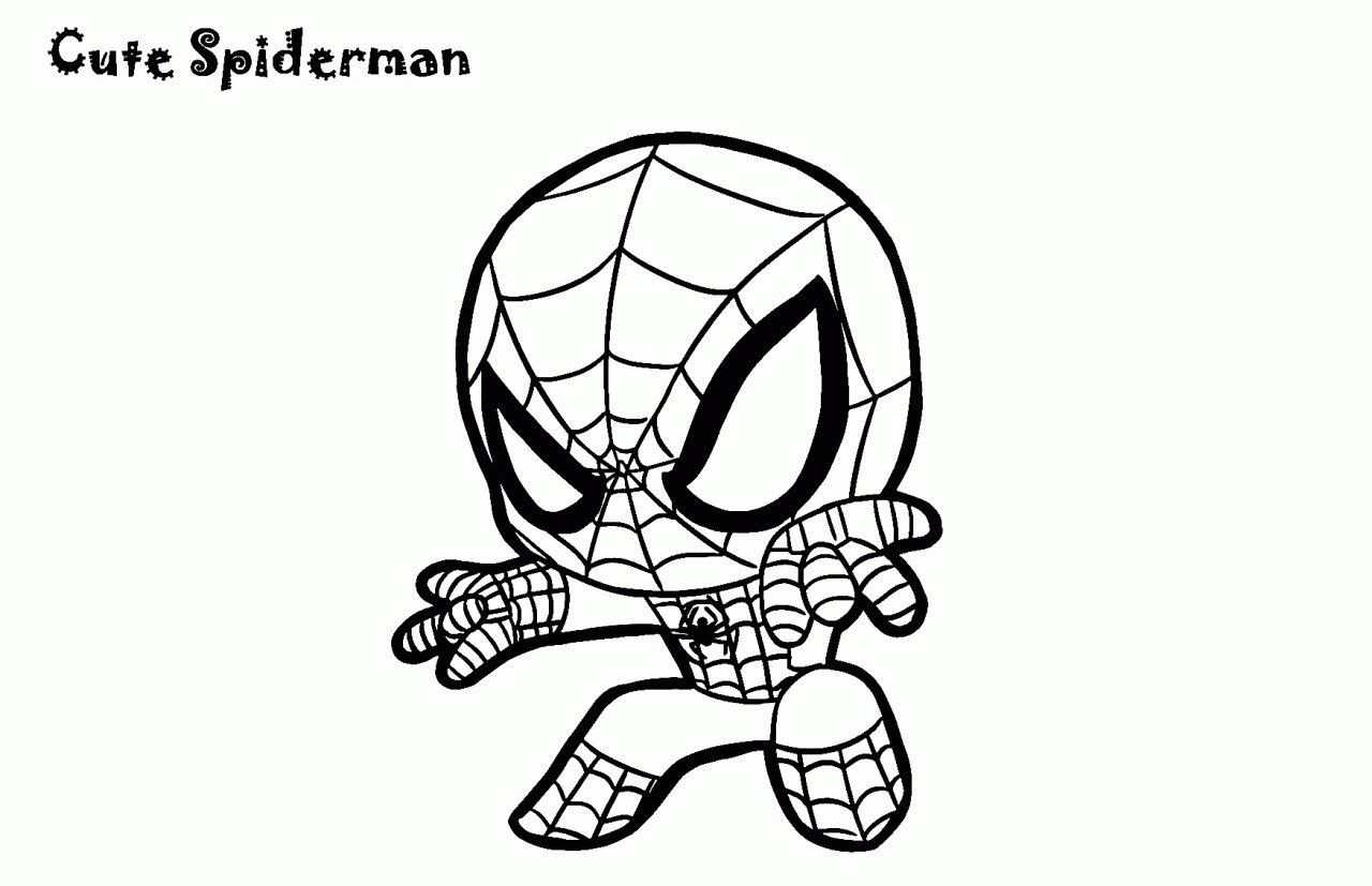 10 Adorable Baby Spider-Man Coloring Pages to Print