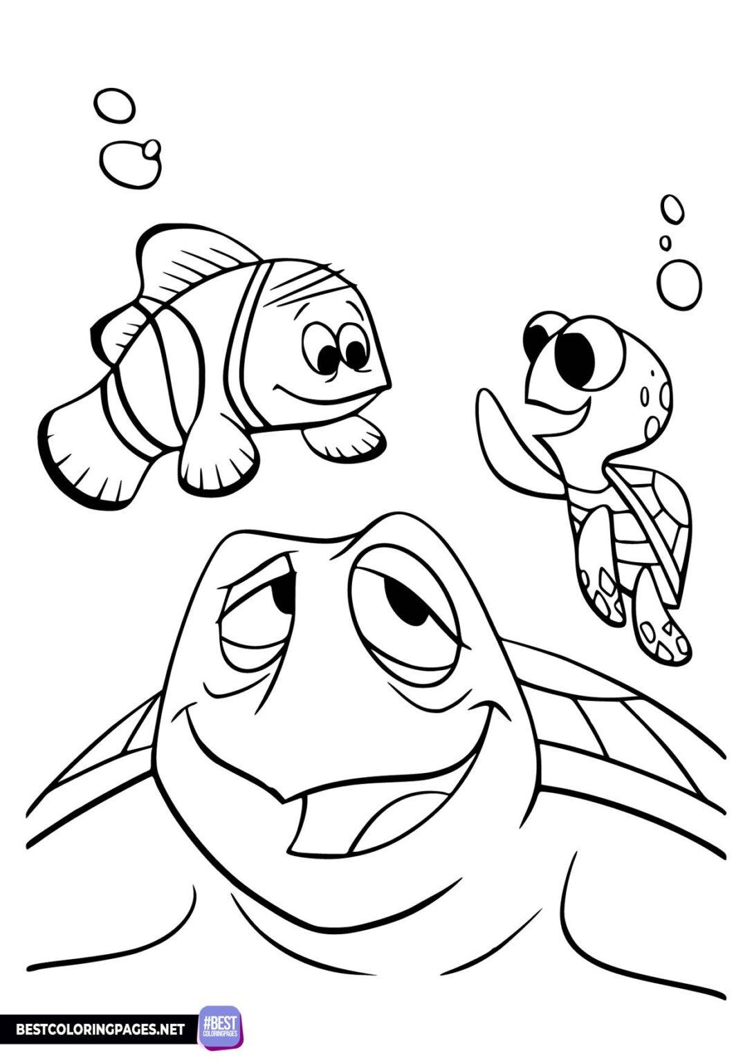 44+ Unique Nemo Coloring Pages Book Pages