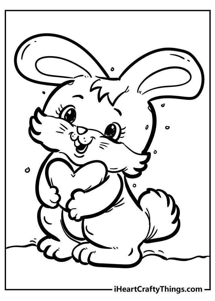 42+ Unique Bunny Coloring Pages Sketch