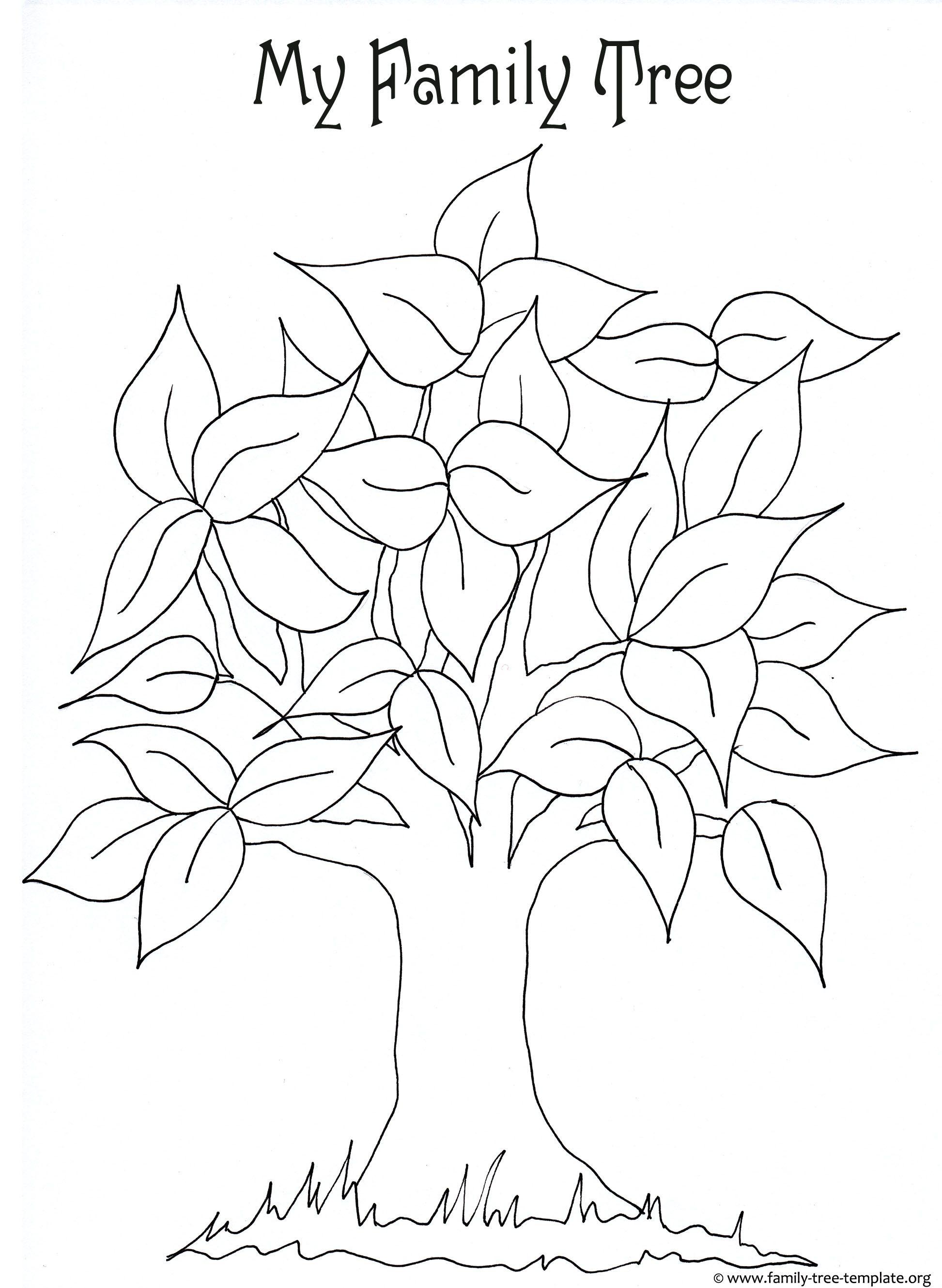 44+ Free Tree Coloring Pages Sketch