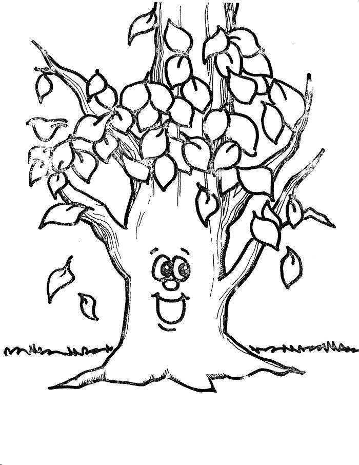 45+ Download Tree Coloring Pages PDF Printable