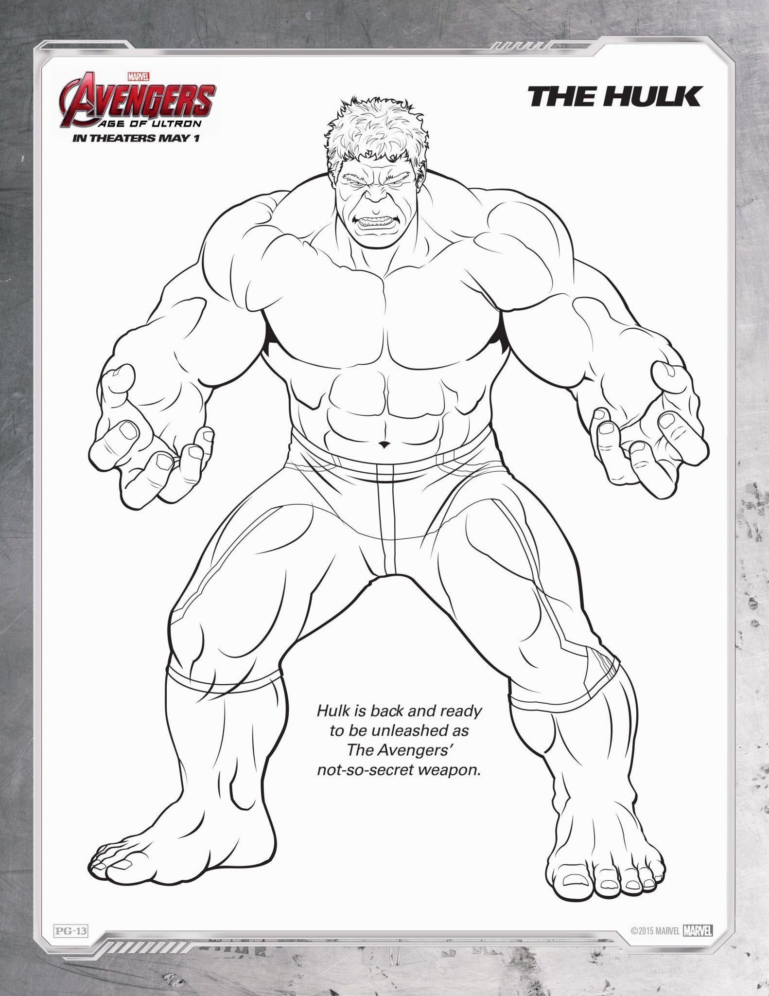 33+ Printable Avengers Coloring Pages PDF Printable