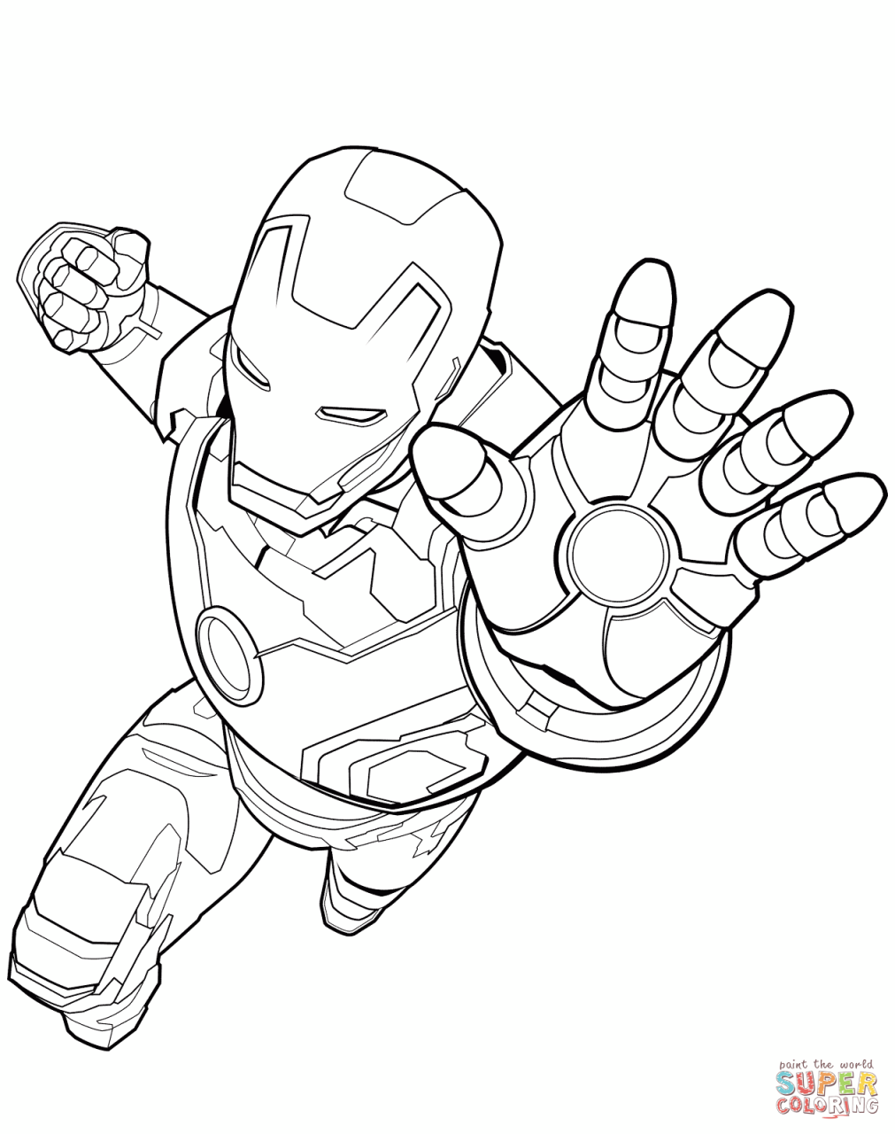 10 Avengers Coloring Pages Featuring Iron Man to Download