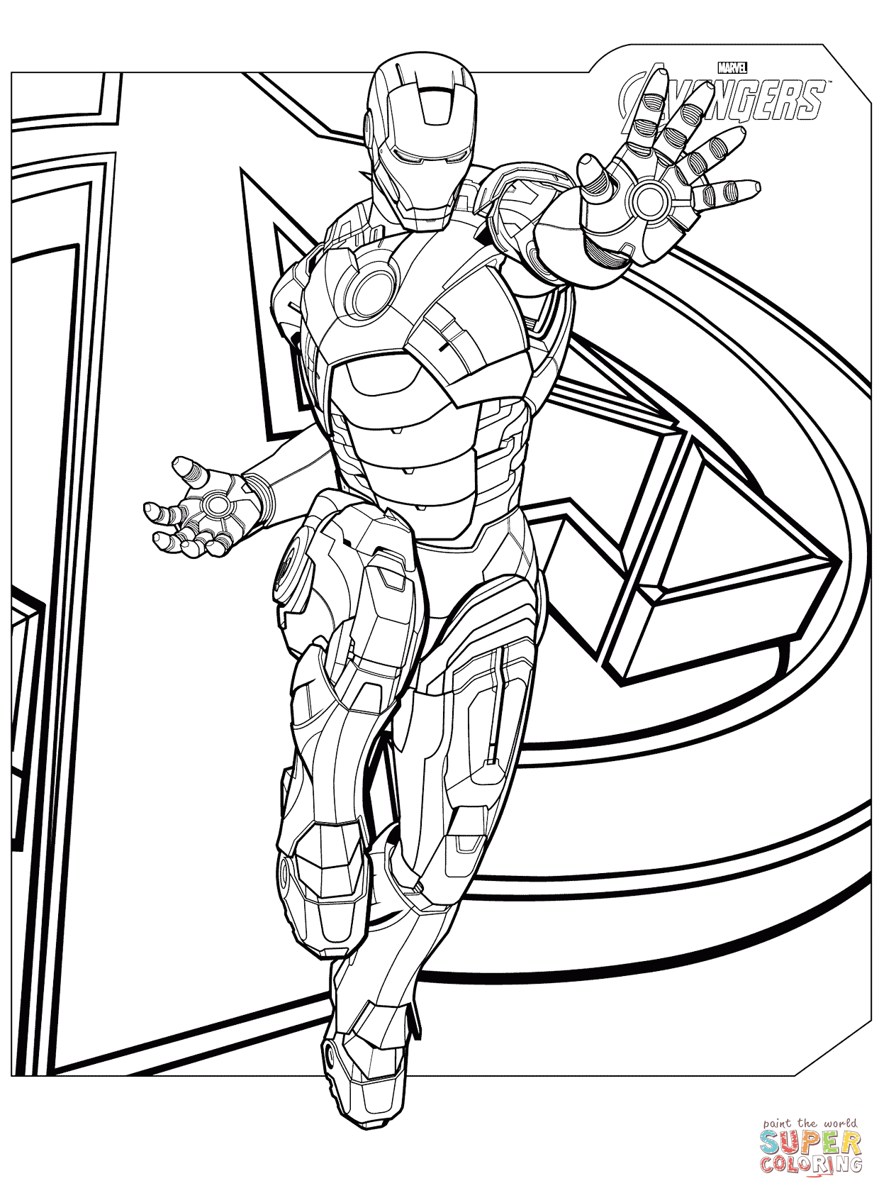 35+ Best of Avengers Coloring Pages Free PDF Printable