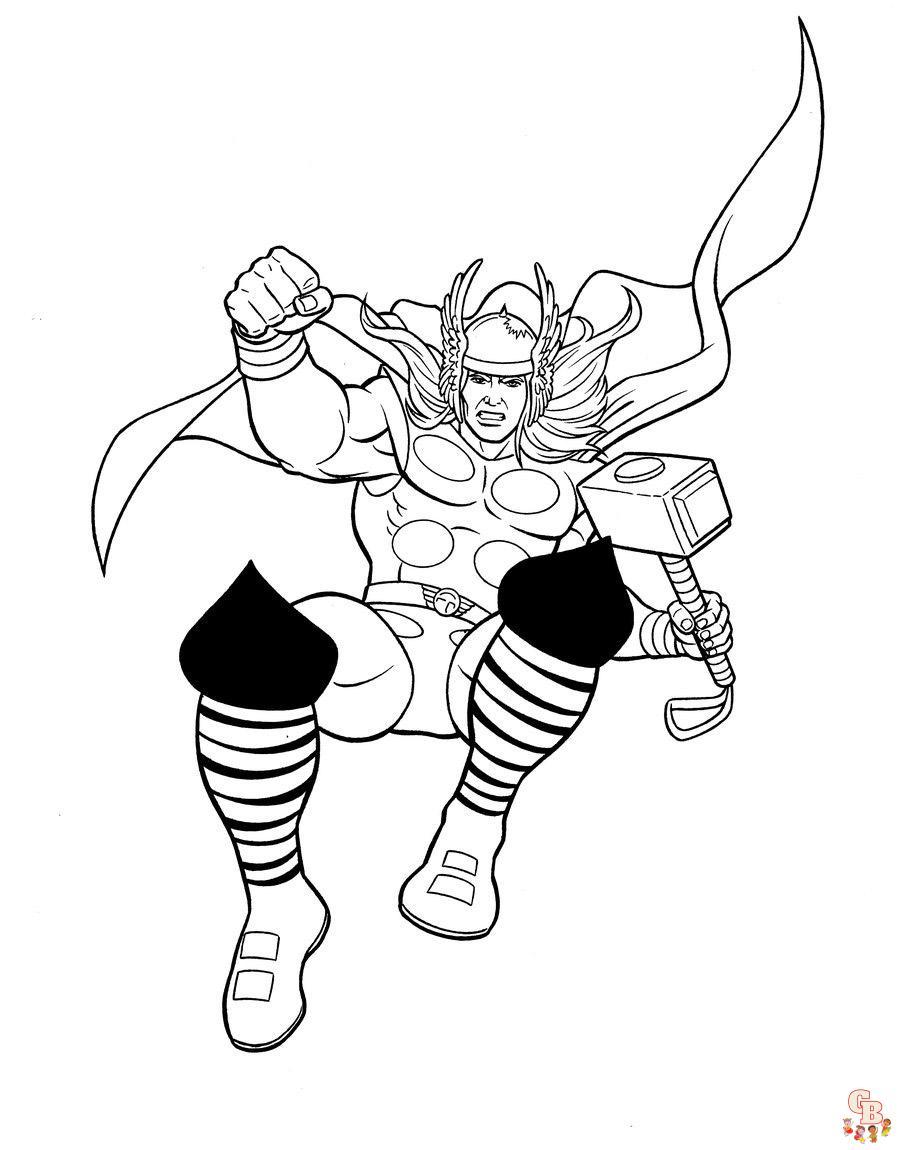 41+ Top Avengers Free Coloring Pages Sketch