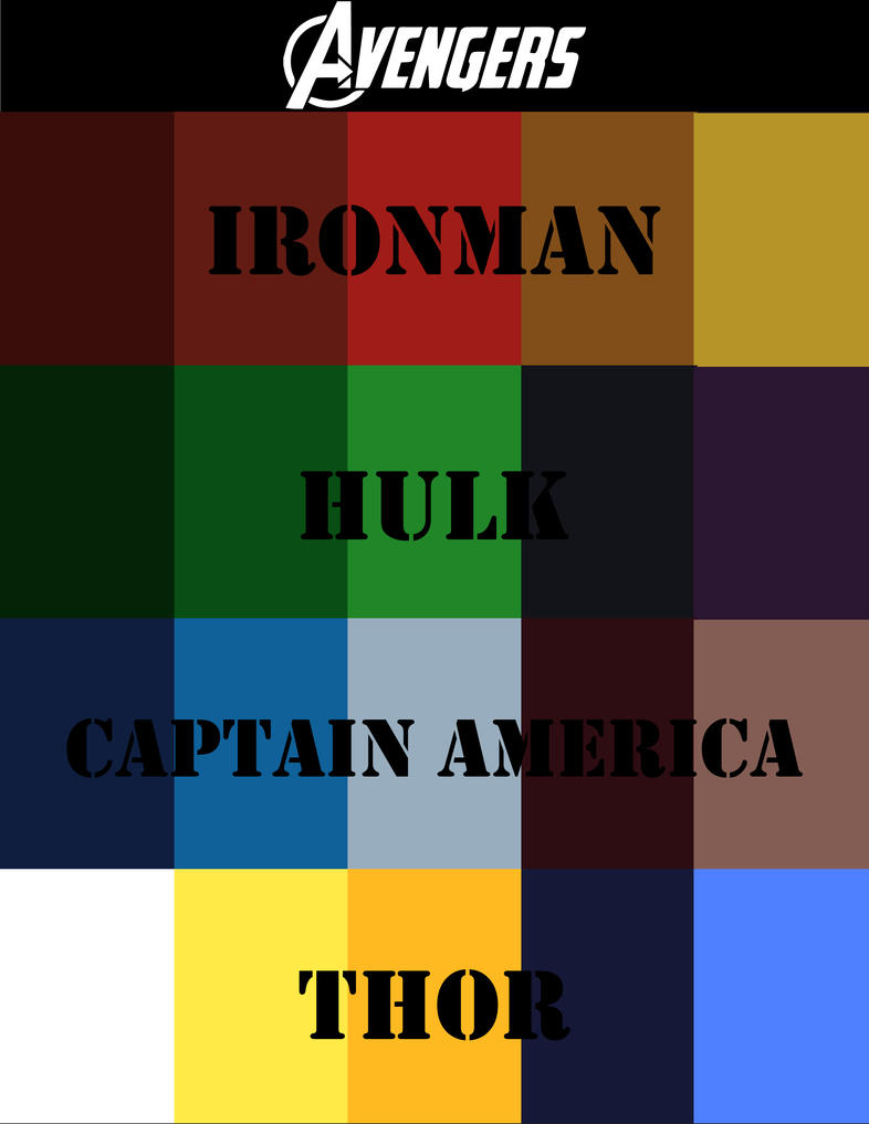 10 Avengers Color Schemes That Will Inspire Your Next Design Project