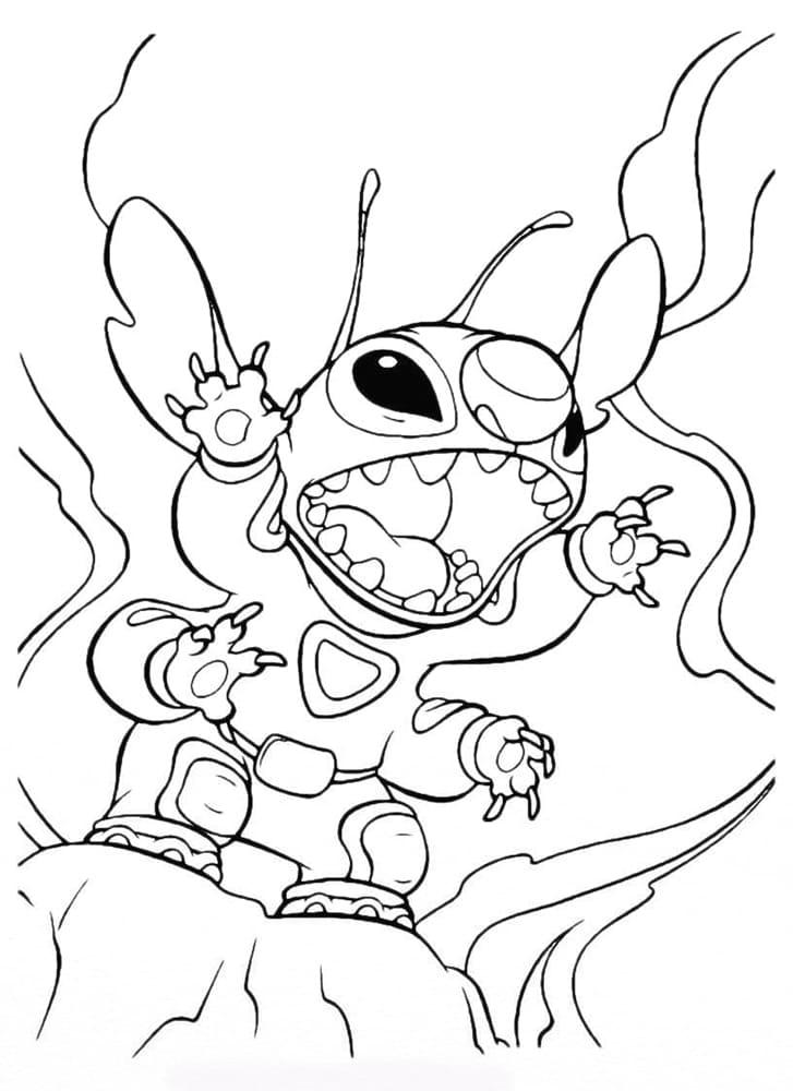 33+ Download Stitch Alien Coloring Pages PDF Printable