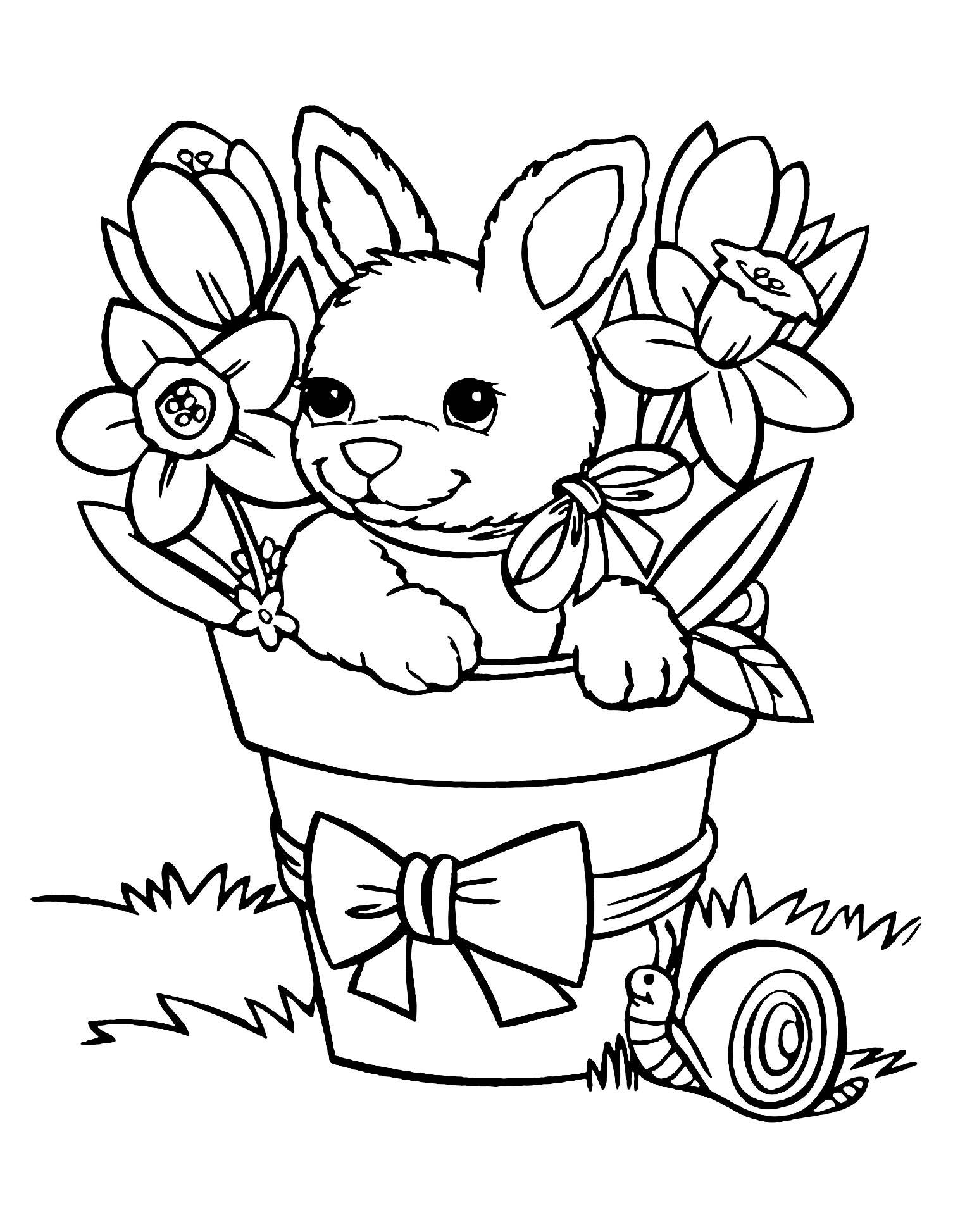 43+ Free Bunny Coloring Pages Sketch