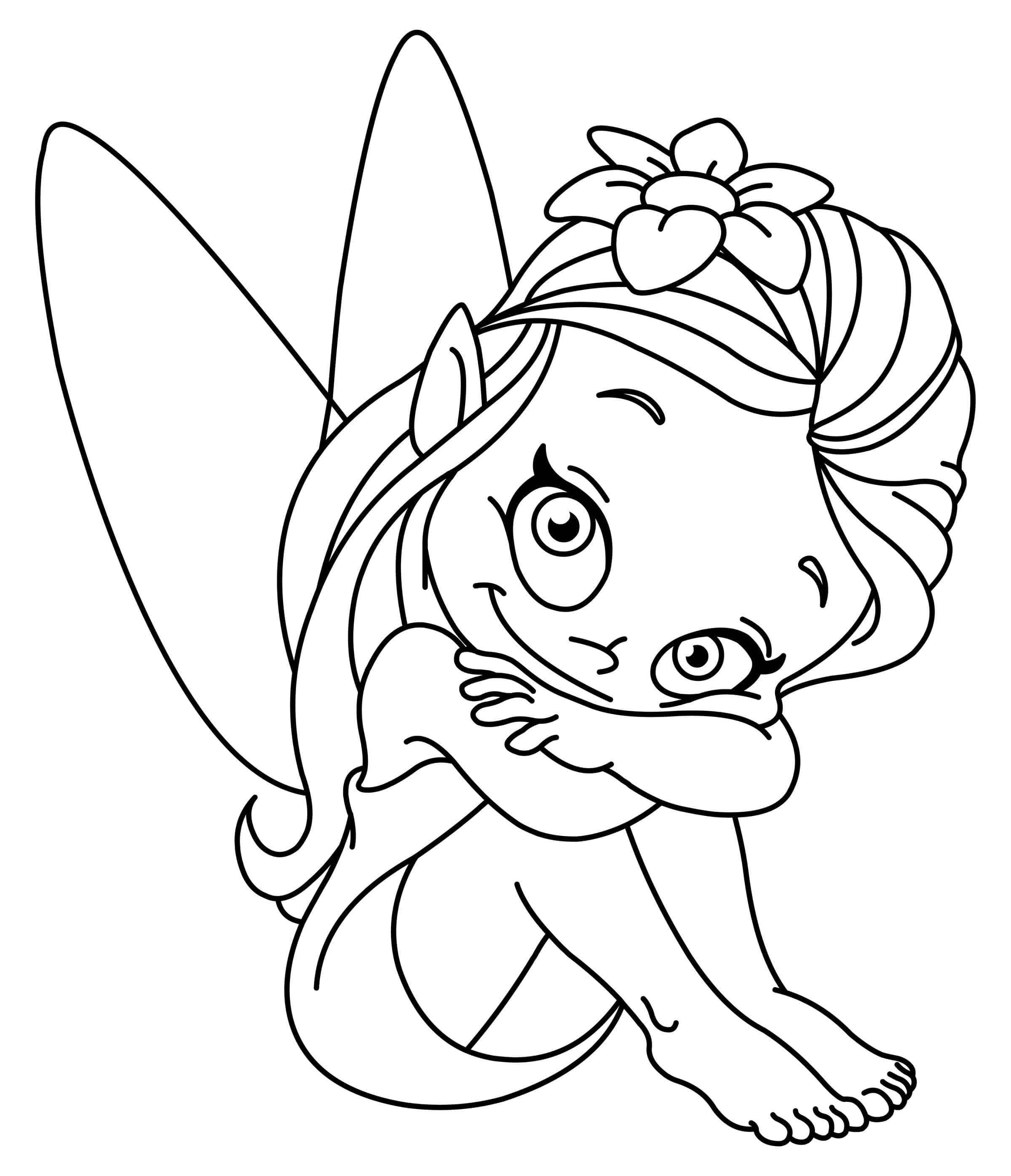 31+ Printable Coloring Pages for Girls: Fairies Books