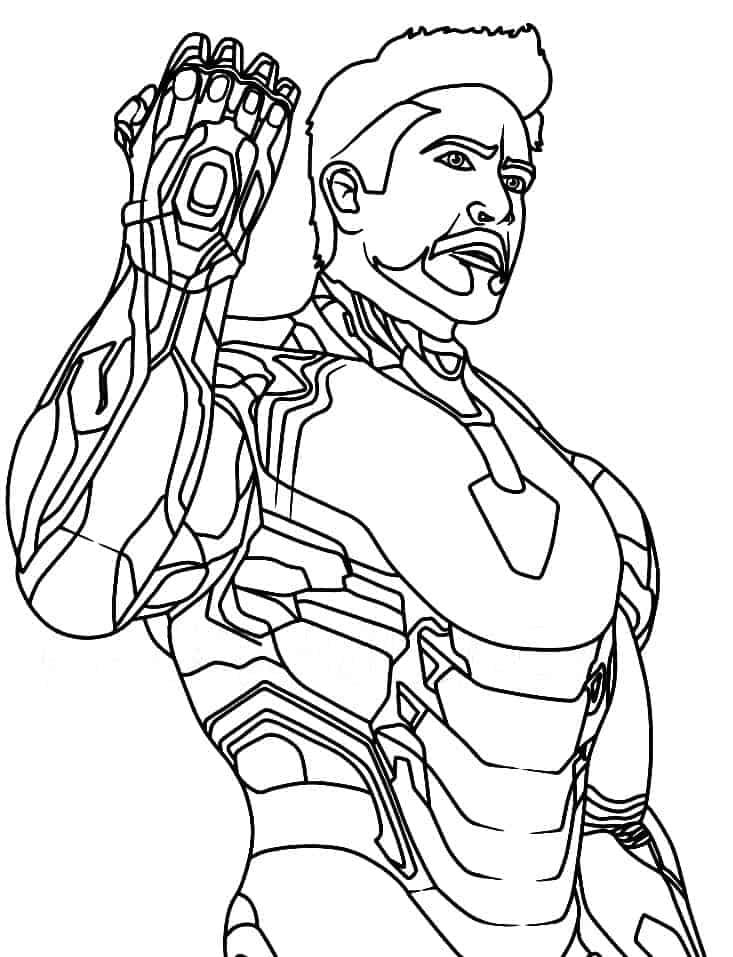 38+ Best of Avengers End Game Coloring Pages Free Printable