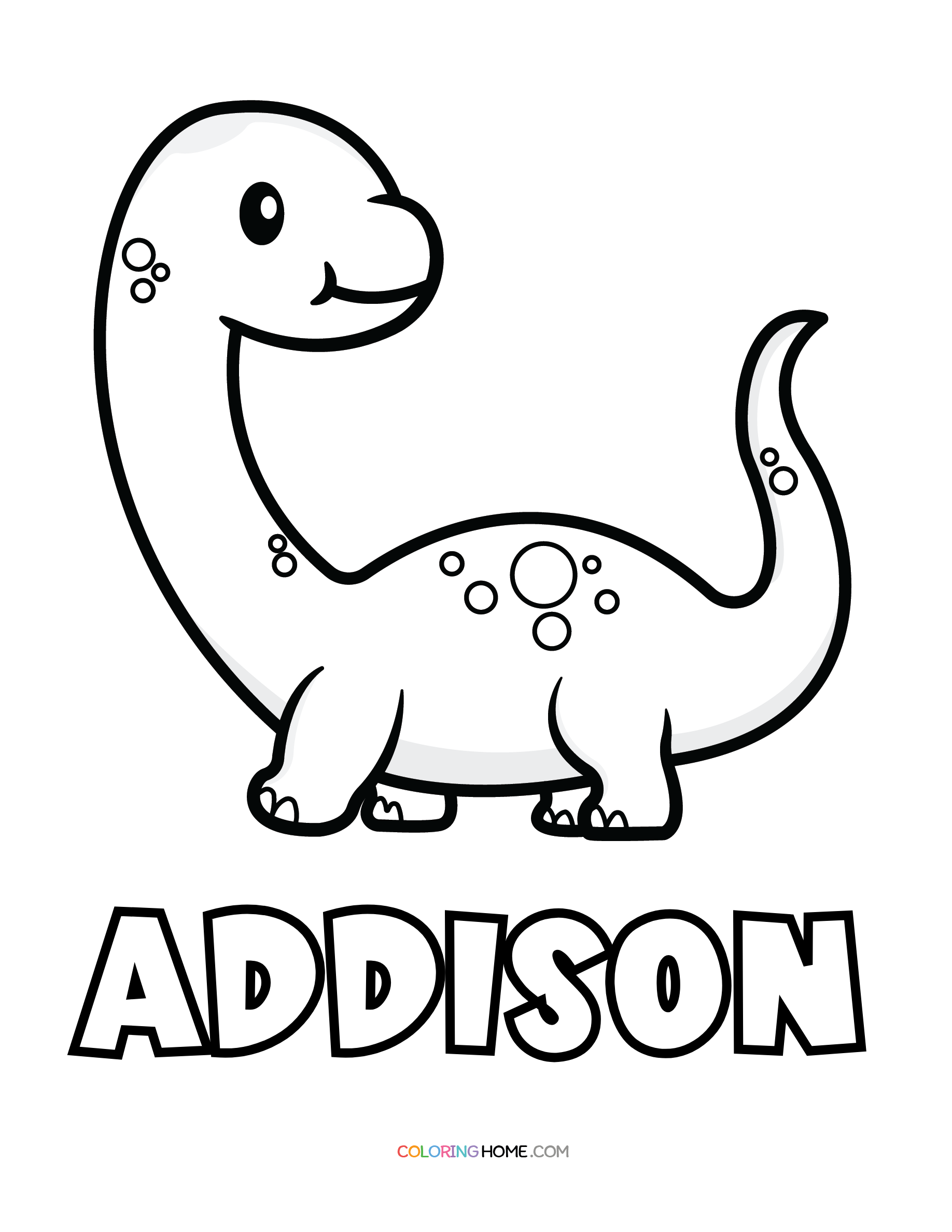 31+ Download Addison Name Coloring Pages Book Pages