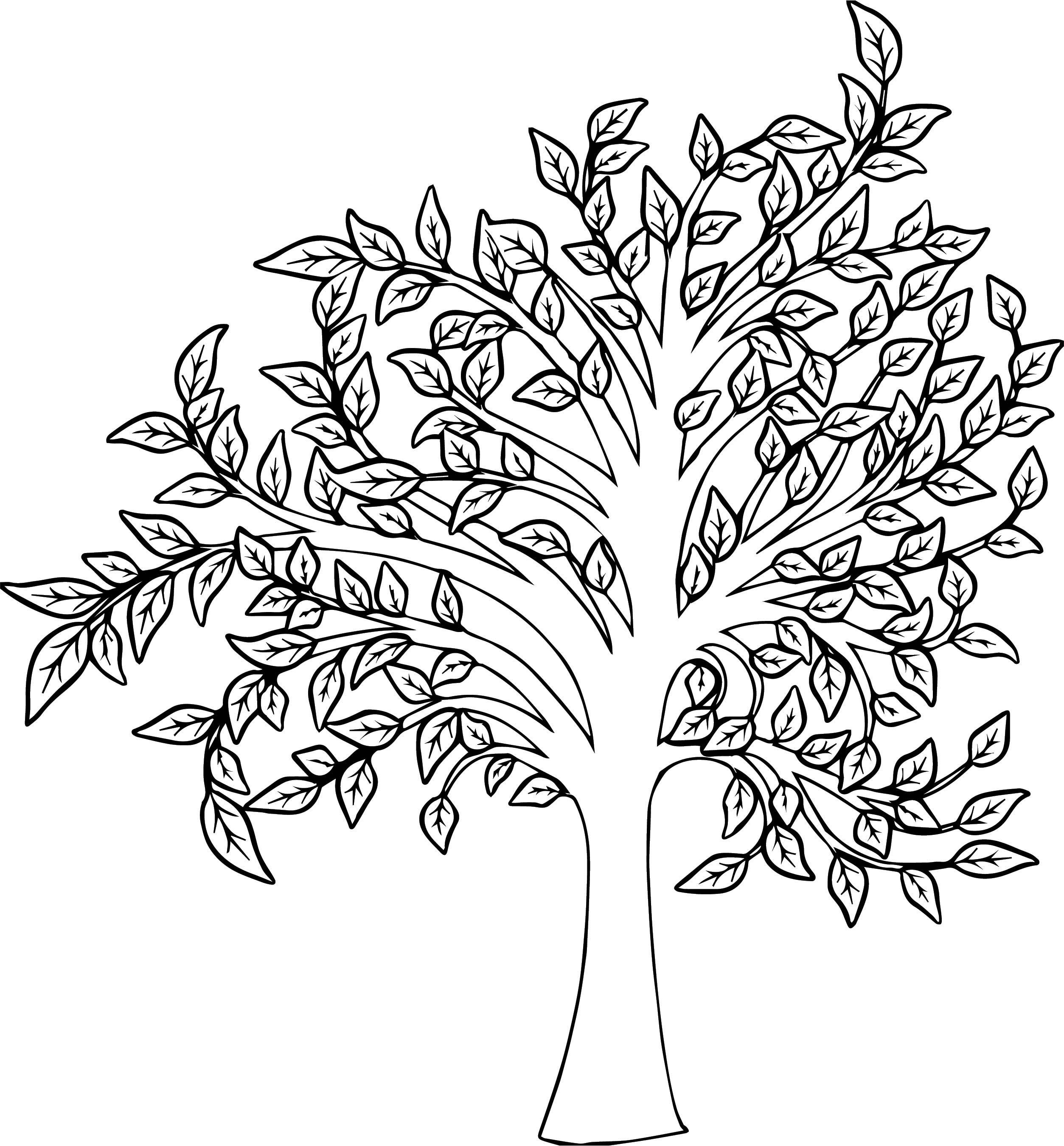 49+ Download Tree Coloring Pages PDF Printable