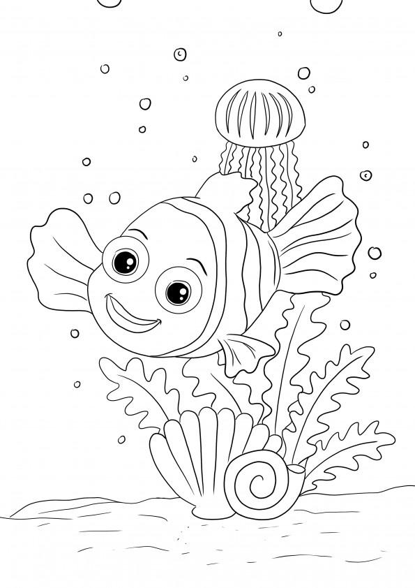 37+ Free Nemo Coloring Pages Sheets Printables