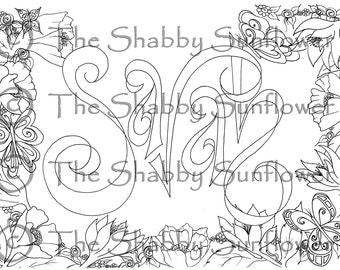 48+ Top Addison Name Coloring Pages PDF Printable