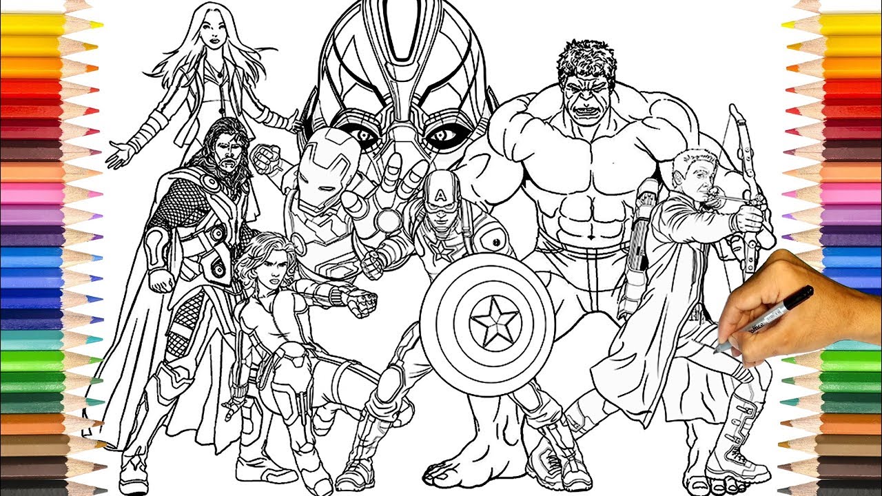 10 Avengers Coloring YouTube Channels to Unleash Your Inner Artist