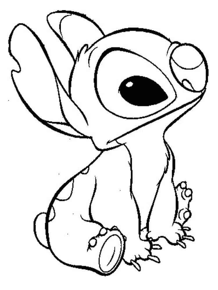 43+ Unique Cute Stitch Coloring Pages Books