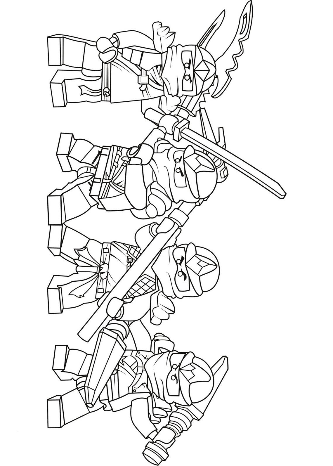 49+ Download Free LEGO Ninjago Coloring Pages Sketch