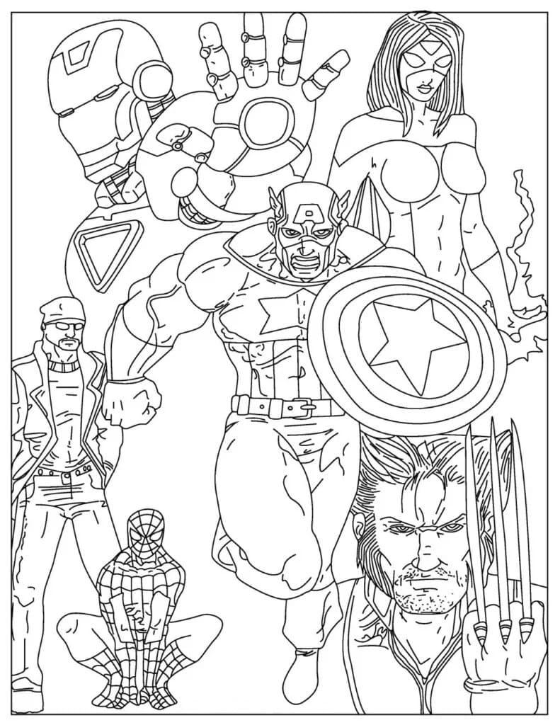 41+ Top Avengers Mandala Coloring Pages Book Pages