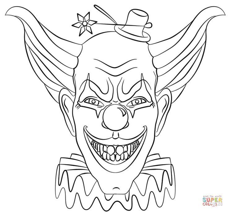 30+ Best of Twisty the Clown Coloring Pages Colored