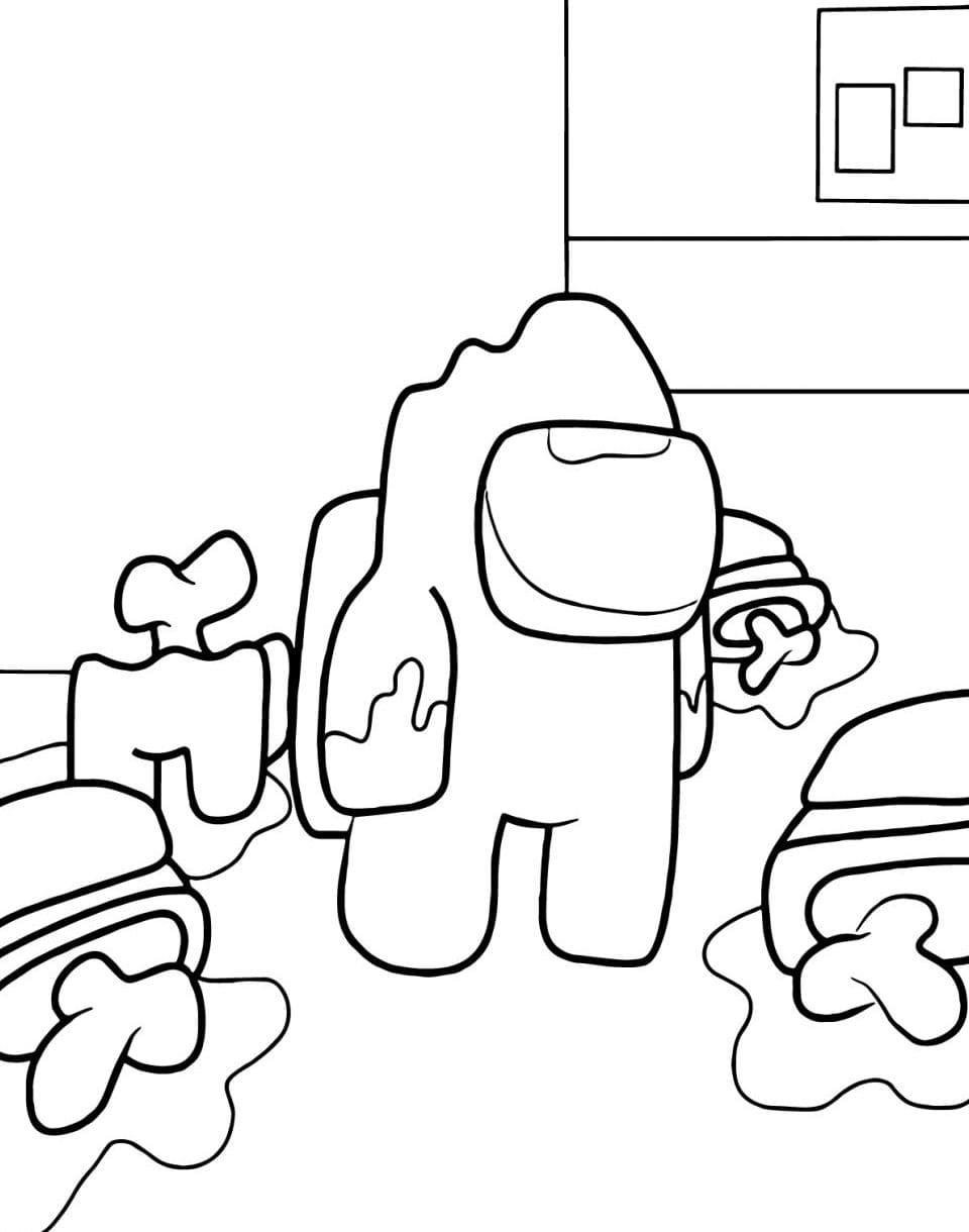 36+ Free Among Us Coloring Pages for Adult