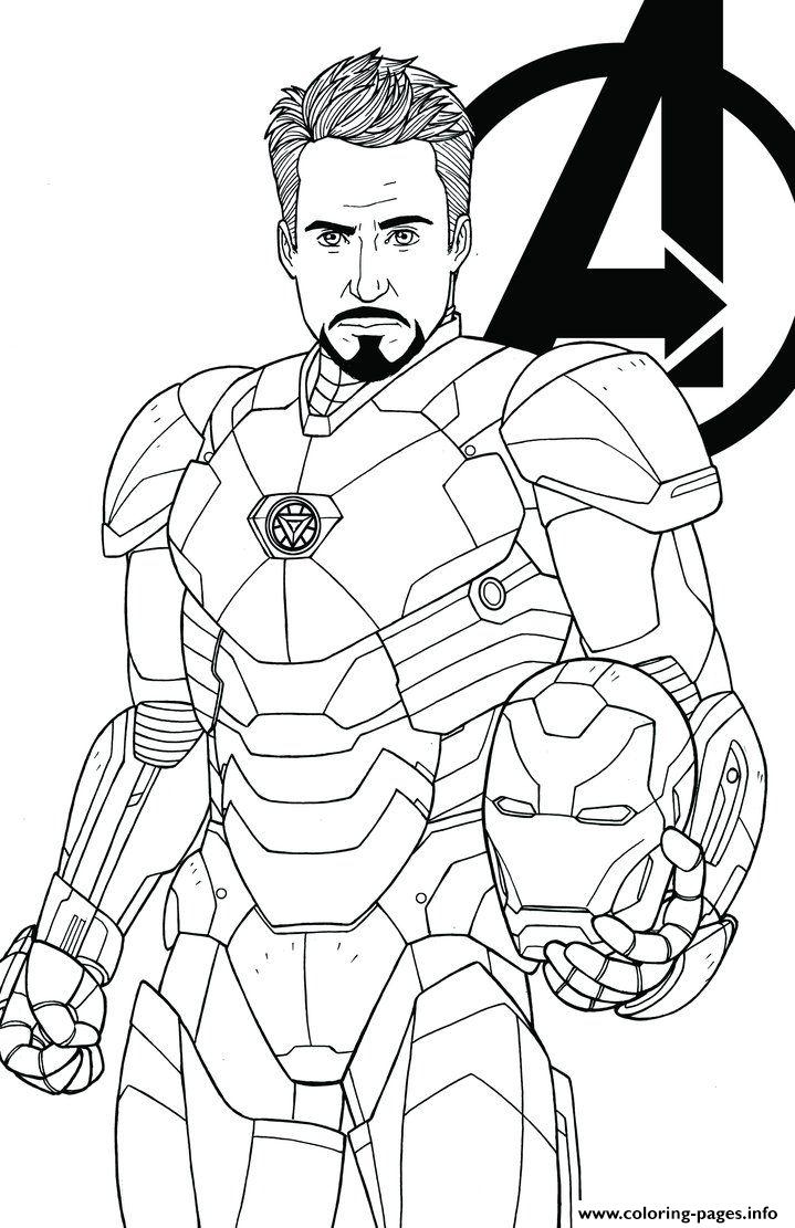 10 Iron Man Coloring Pages Endgame: Unleash Your Inner Superhero