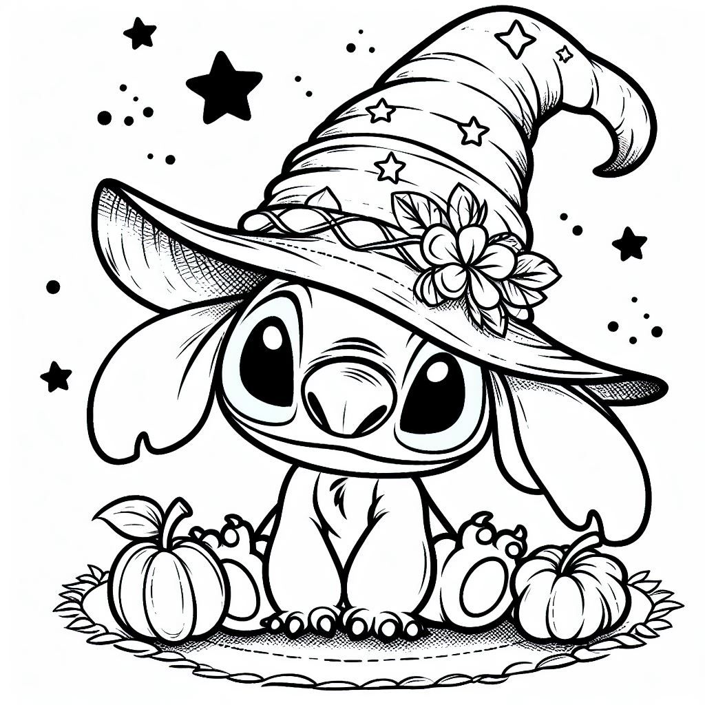 26 Cute Stitch Coloring Pages Free Printable 11