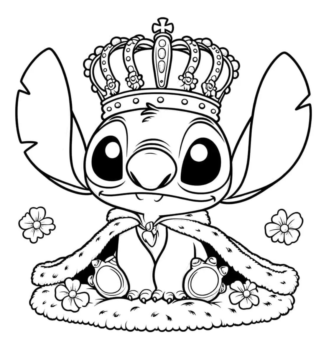 26 Cute Stitch Coloring Pages Free Printable 19