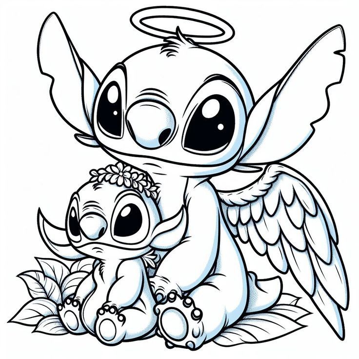 26 Cute Stitch Coloring Pages Free Printable 2