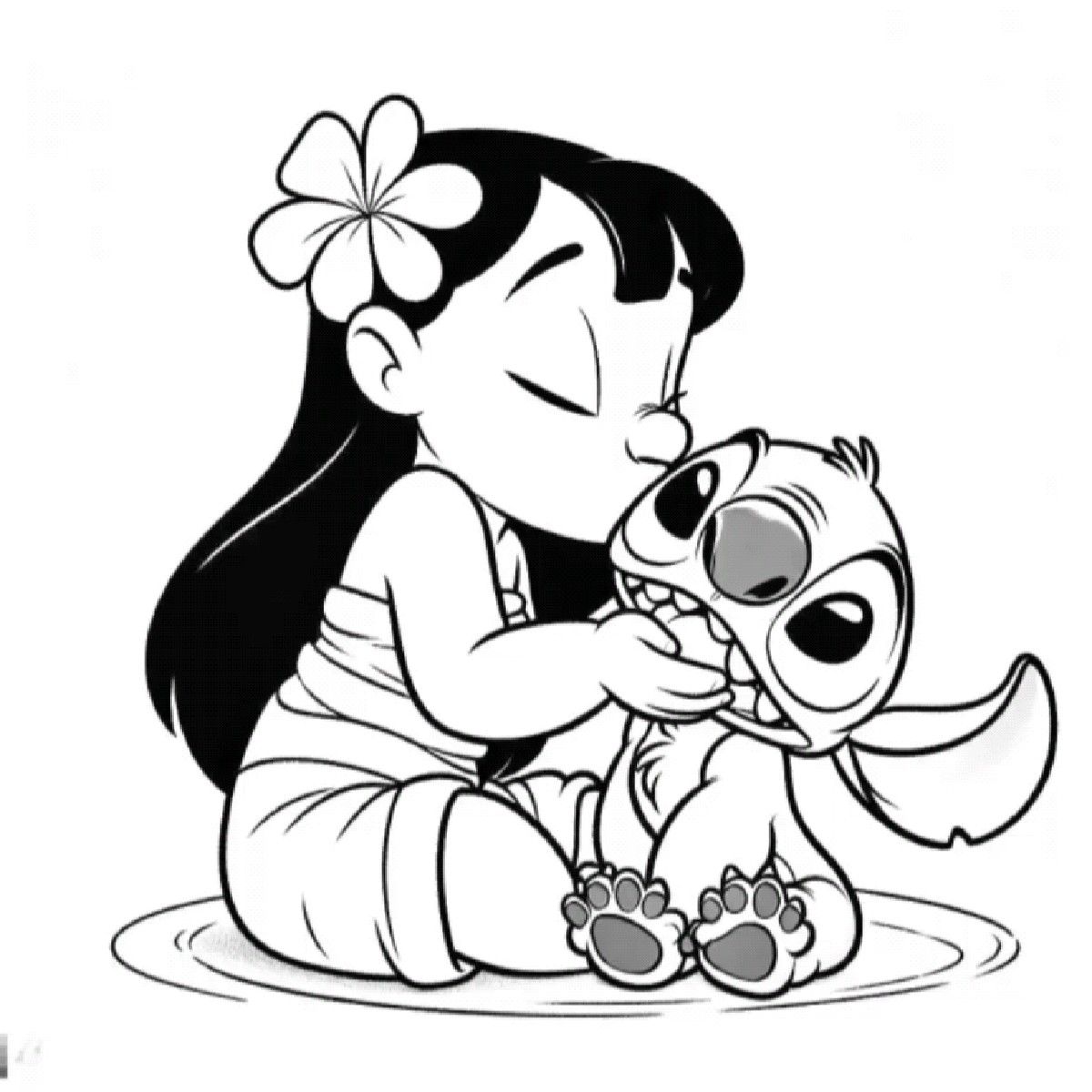 26 Cute Stitch Coloring Pages Free Printable 21