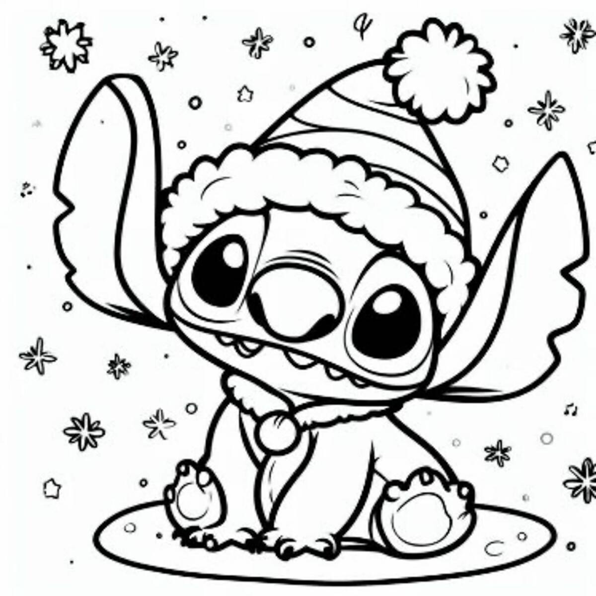 26 Cute Stitch Coloring Pages Free Printable 23