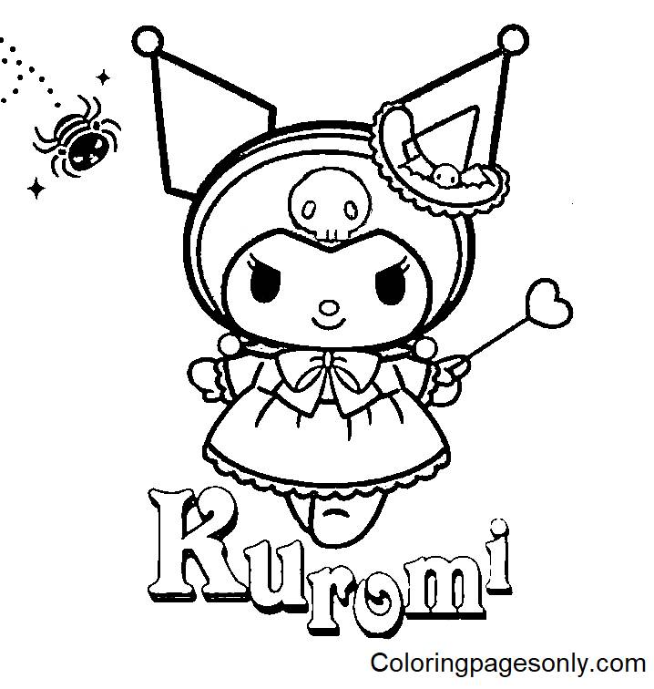 30 Sanrio Kuromi Printable Coloring Pages 15