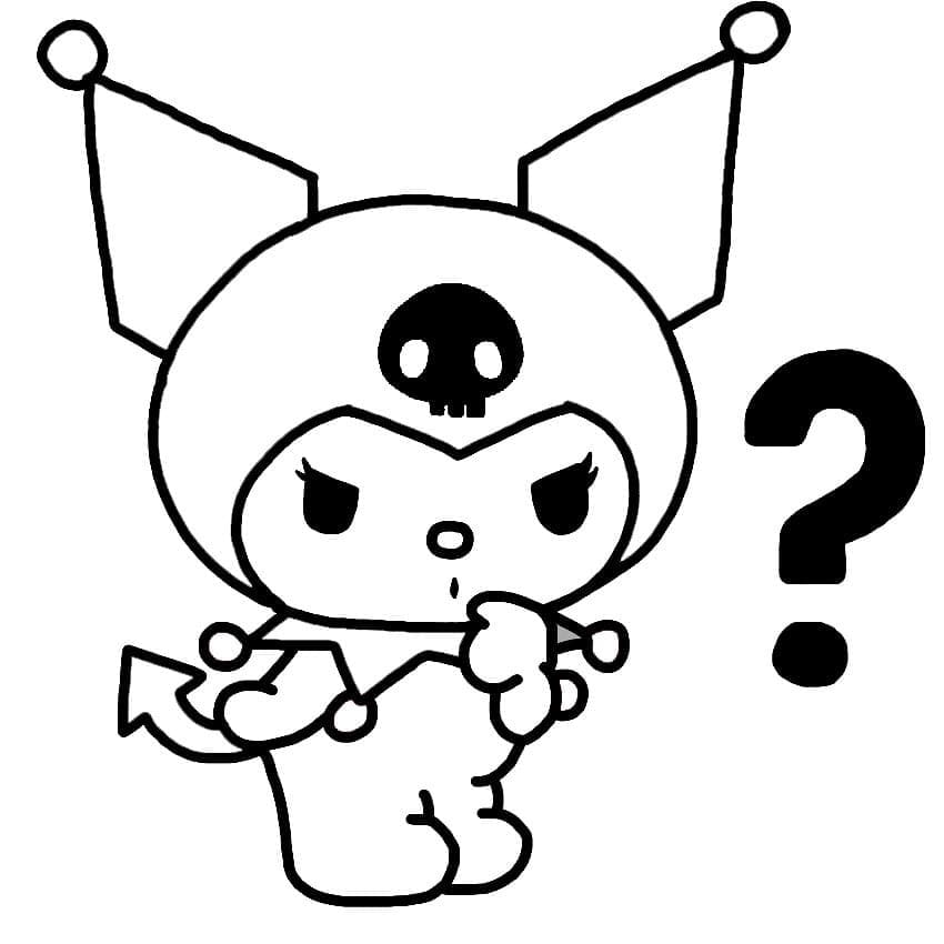 30 Sanrio Kuromi Printable Coloring Pages 16